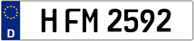 Truck License Plate